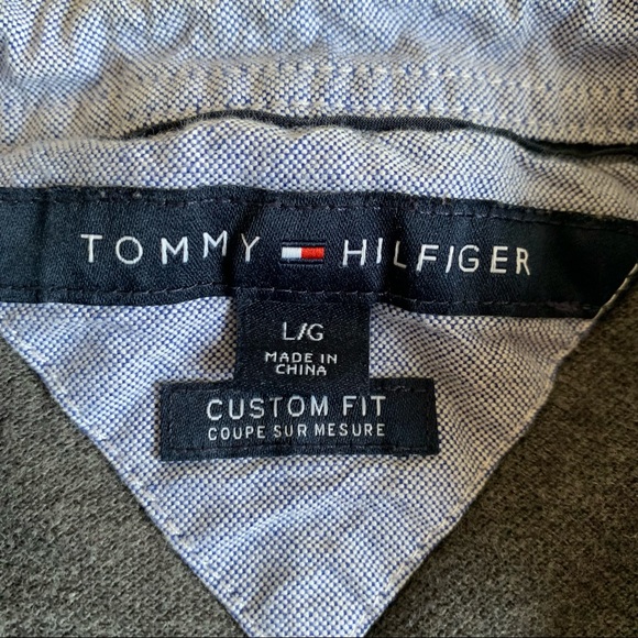 Tommy Hilfiger Polo Shirt sizeL/G grey - Picture 2 of 12